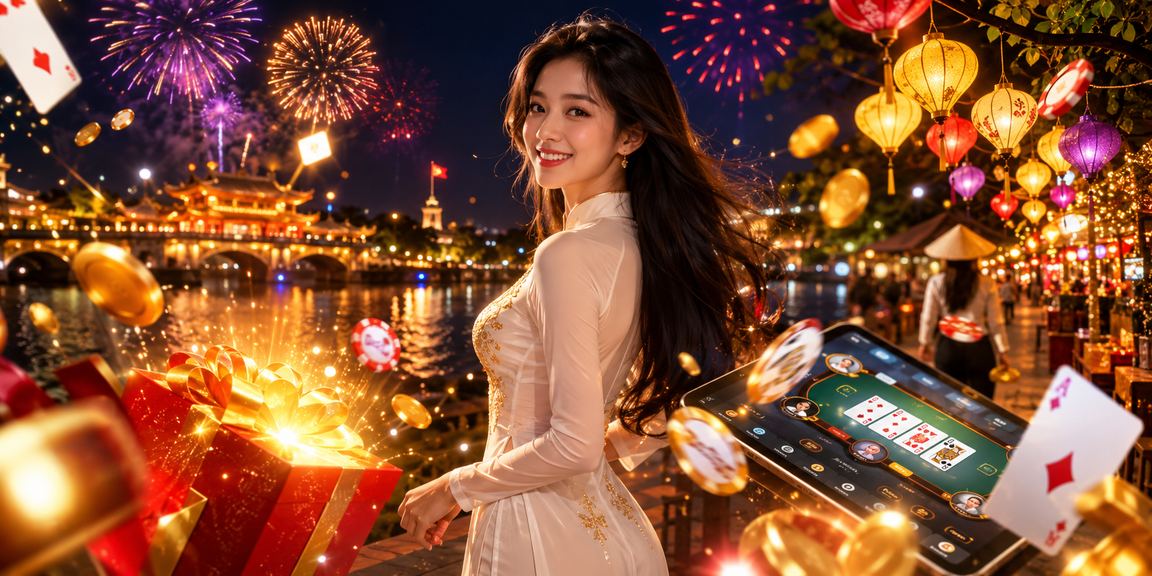 Người chơi thực hiện giao dịch tài chính trực tuyến tại Huế ban đêm