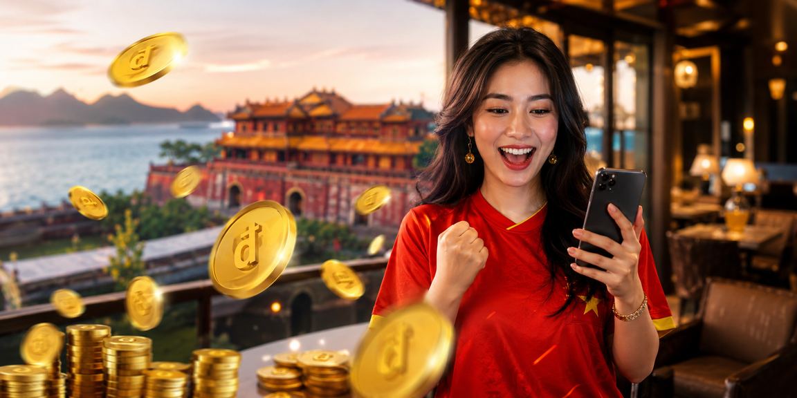 Bãi biển Huế với không khí thư giãn và kiểm tra hoàn tiền trên điện thoại